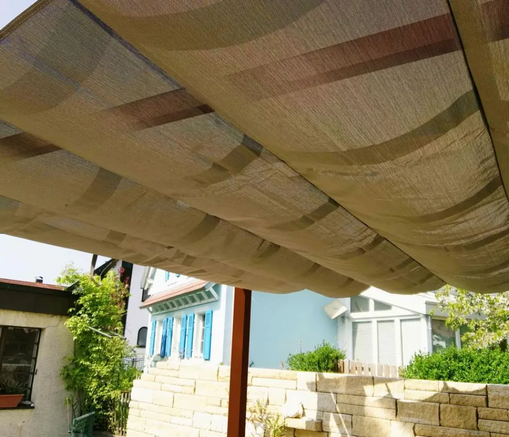 Paragon Outdoor Pavillon Florenz, ca. B505/H236/T350 cm Dunkelbraun New