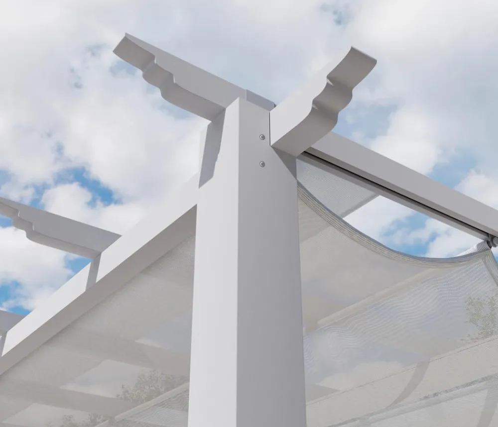 Paragon Outdoor Pergolen > -Pergola Florida 1116, inkl. Sonnensegel , ca. B350,4/H236/T505 cm