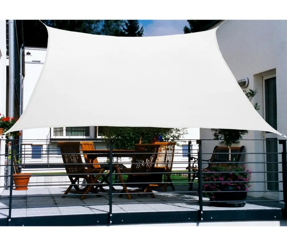 Peddy Shield Sonnensegel - Sonnensegel, rechteckig, ca. B270/T140 cm Creme