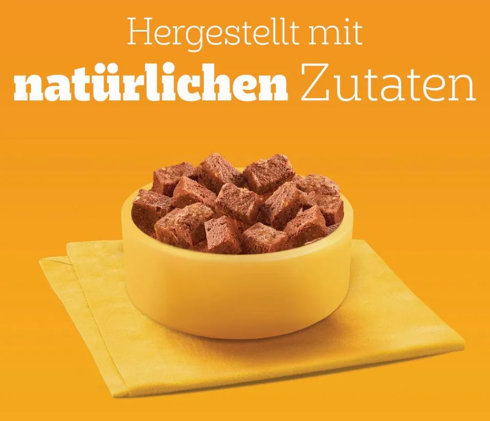 Pedigree® Nassfutter Hund - Nassfutter für Hunde Adult, mit 3 Sorten von Rind, Lamm Huhn in Pastete, 12x800 g