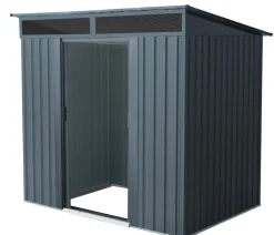 Pergart Metallgerätehaus Arlon 65, ca. B195/H180/T151 cm Anthrazit New