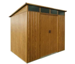 Pergart Metallgerätehaus Luzern 86, ca. B238/H203/T194 cm Braun