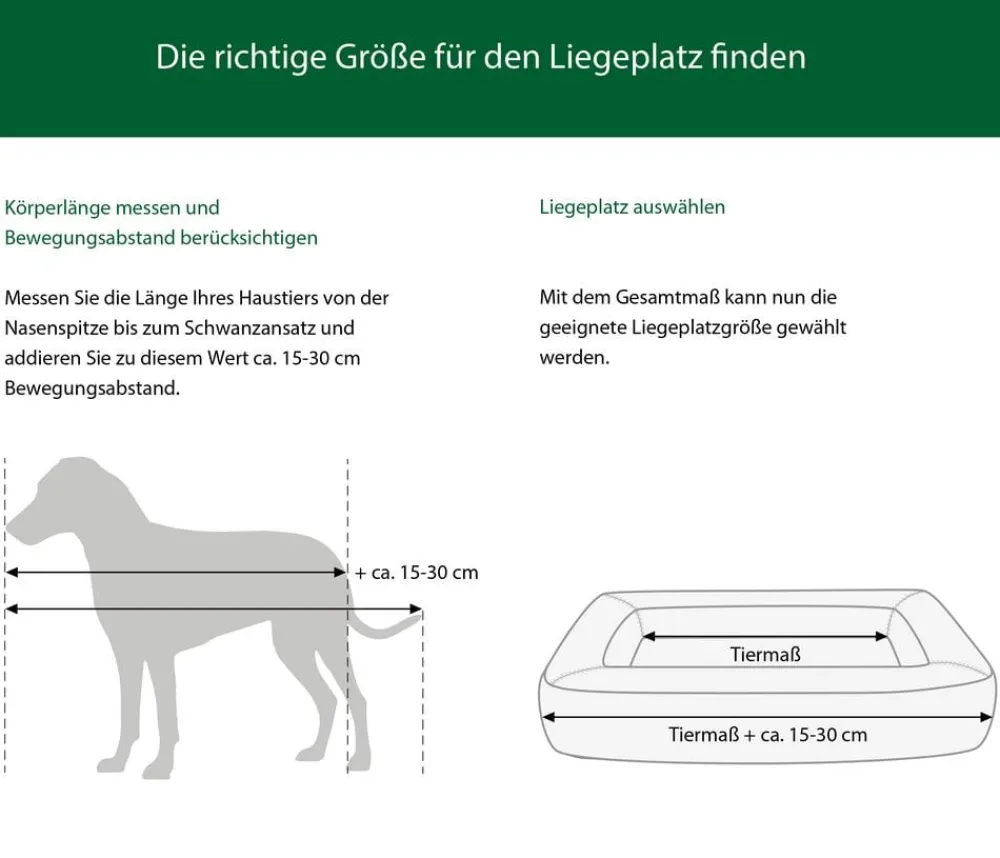 petlando® Betten & Kissen|Hundebetten & Körbe > Orthopädisches Hundebett ia Ortho, rechteckig