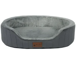 petlando® Orthopädiche Hundebett Genua Ortho, ova Anthrazit New