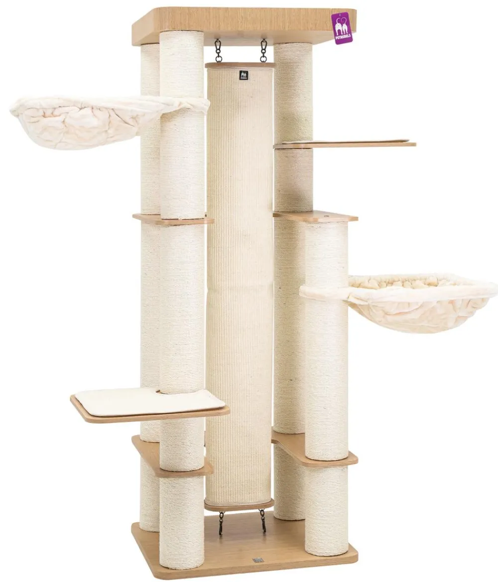 Petrebels Kratzbaum Orion 189 braun, ca. B70/H189/T60 cm Hellbraun Best