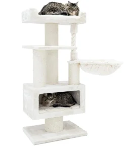 Petrebels Kratzbaum Parklane 131, ca. B58/H131/T45 cm Creme New
