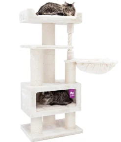 Petrebels Kratzbaum Parklane 131, ca. B58/H131/T45 cm Creme New