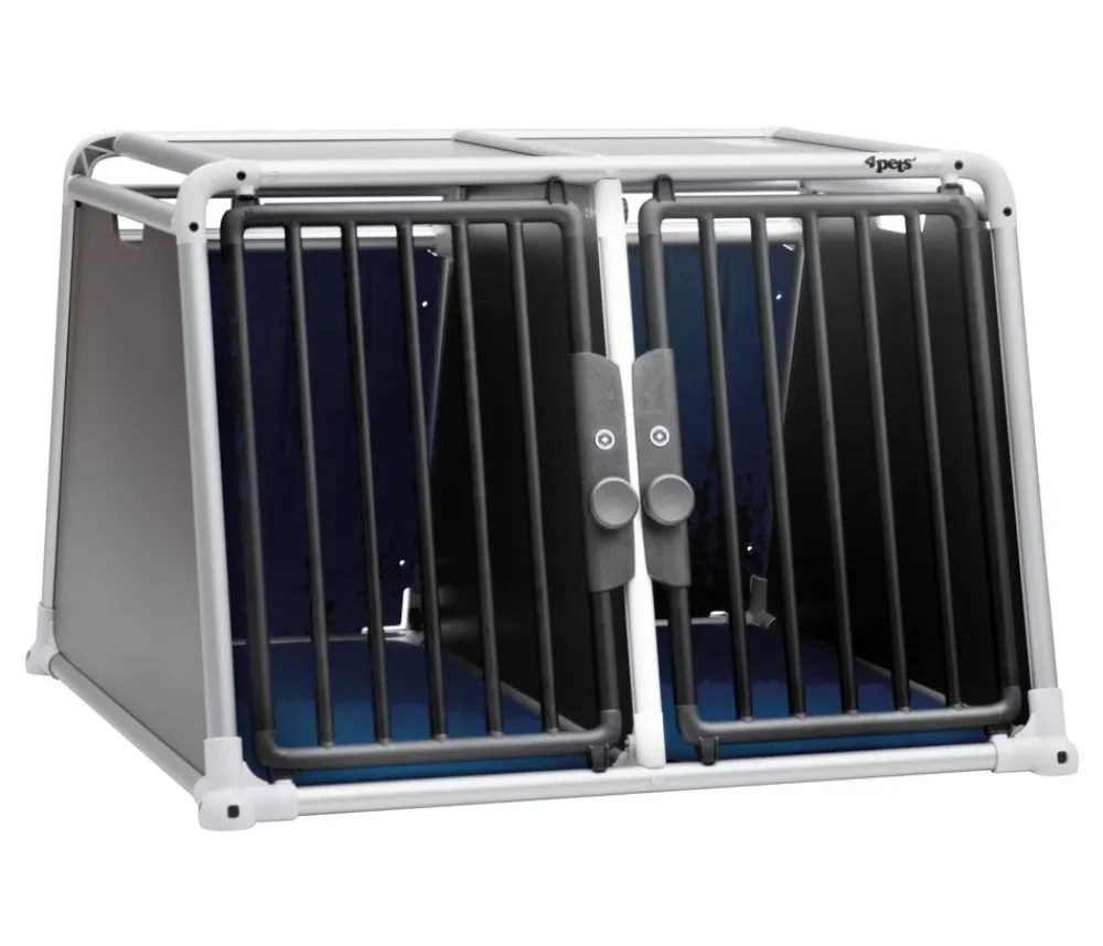 4pets® Hundetransportboxen > Hundetransportbox ECO BLACK 22
