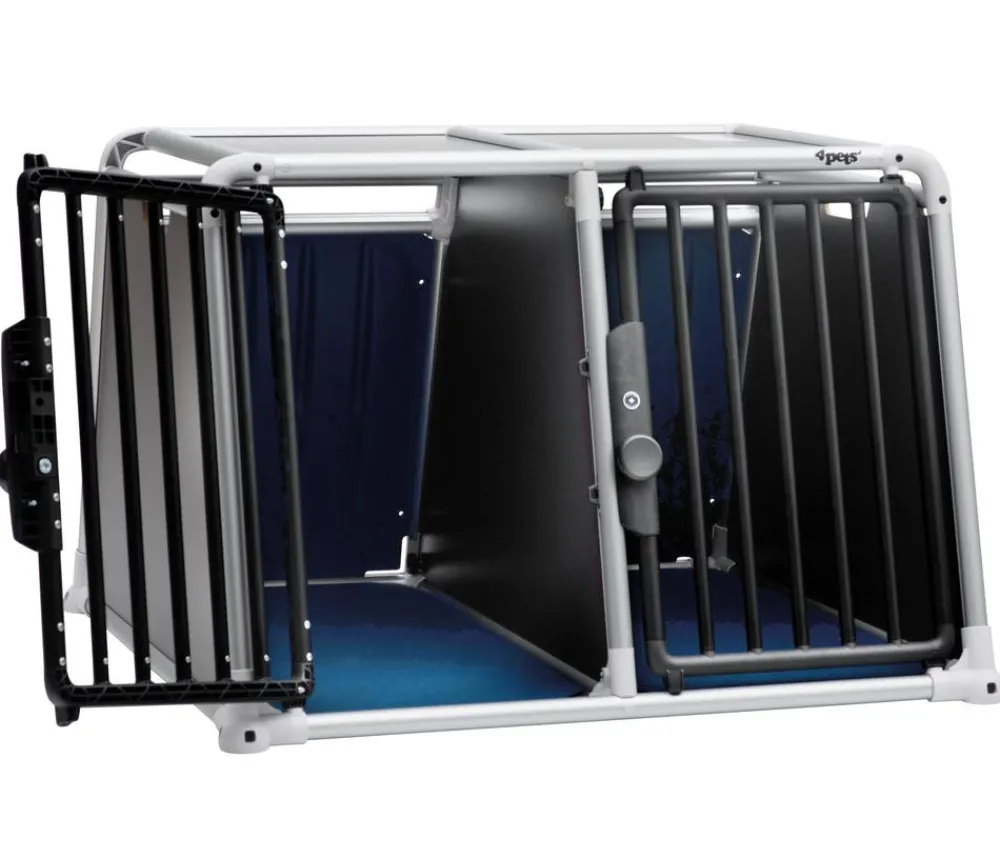 4pets® Hundetransportboxen > Hundetransportbox ECO BLACK 22
