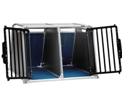 4pets® Hundetransportboxen > Hundetransportbox ECO BLACK 22