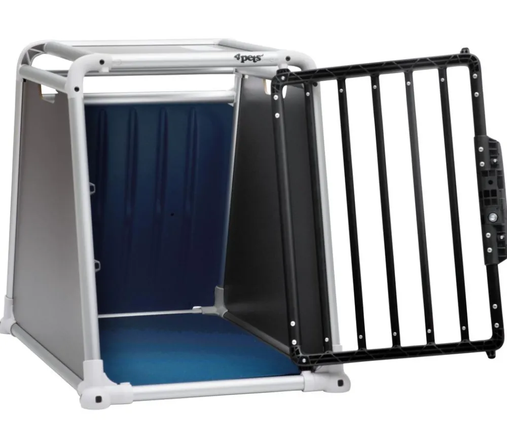 4pets® Hundetransportboxen - Hundetransportbox ECO BLACK 2