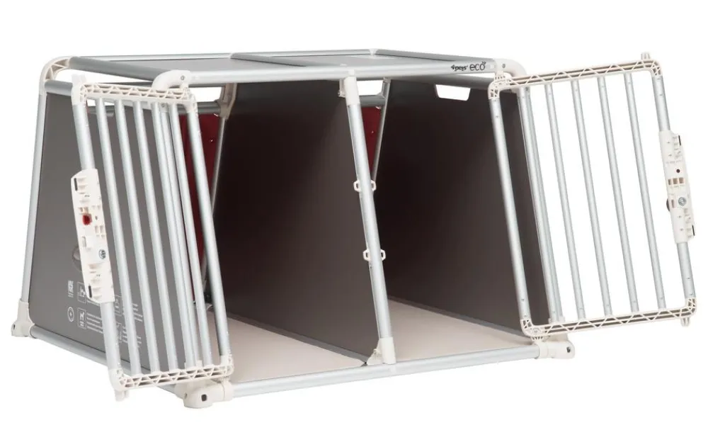 4pets® Hundetransportbox ECO Line 22 Grau Outlet