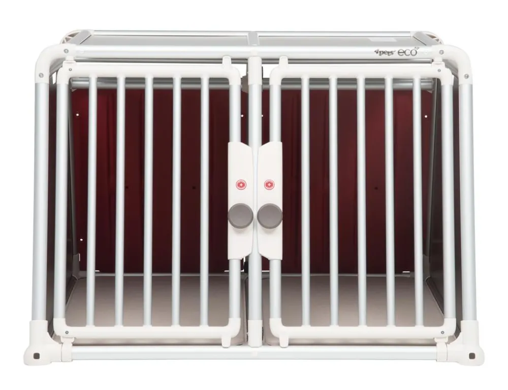 4pets® Hundetransportbox ECO Line 22 Grau Outlet