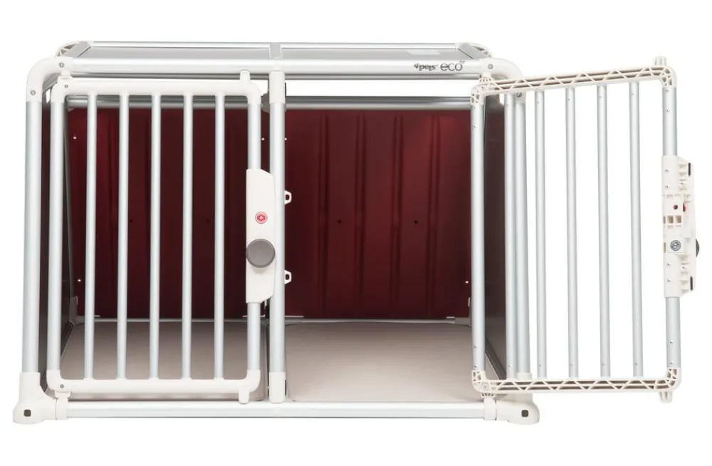 4pets® Hundetransportbox ECO Line 22 Grau Outlet