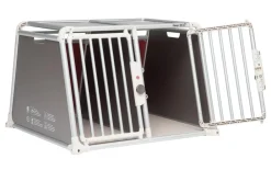 4pets® Hundetransportbox ECO Line 22 Grau Outlet