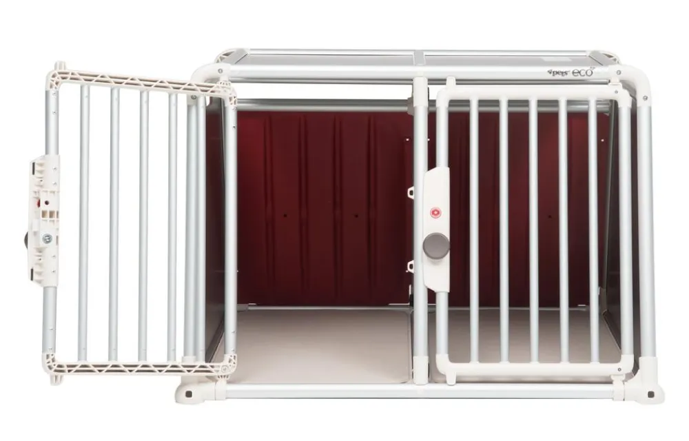 4pets® Hundetransportbox ECO Line 22 Grau Outlet
