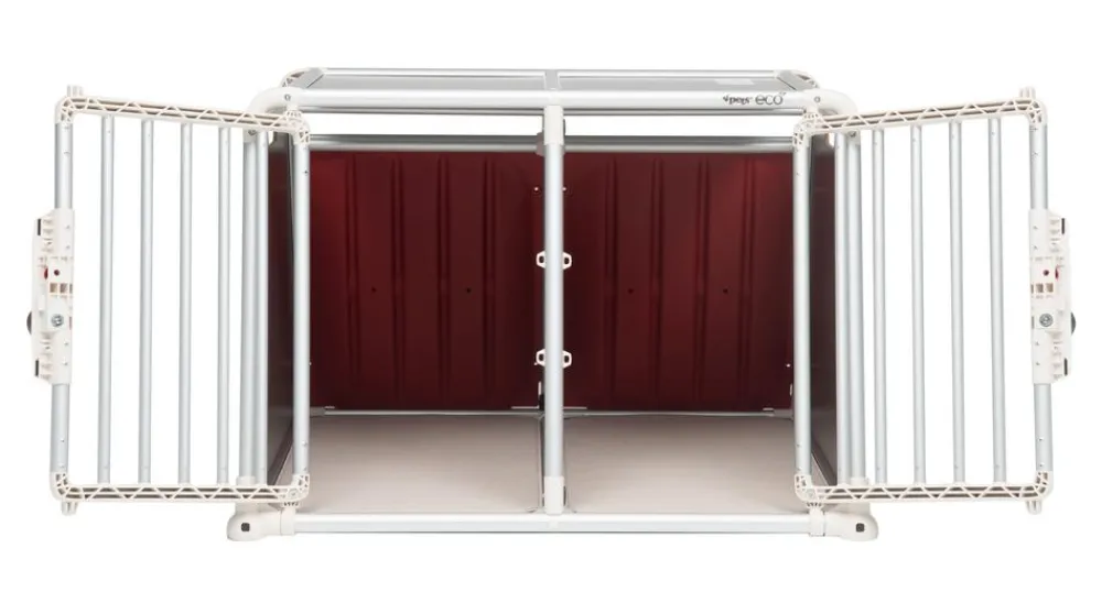 4pets® Hundetransportbox ECO Line 22 Grau Outlet