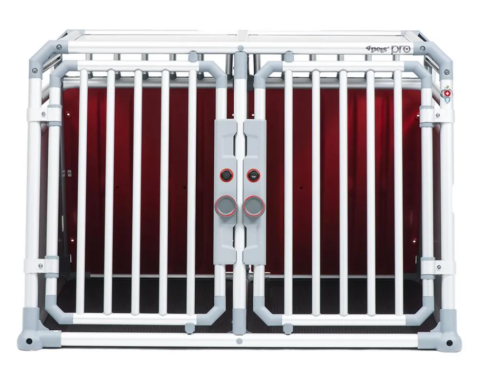 4pets® Hundetransportboxen - Hundetransportbox PRO Line 22 Silber