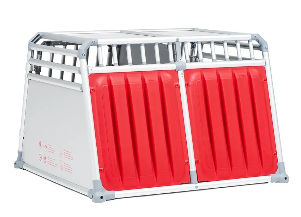 4pets® Hundetransportboxen - Hundetransportbox PRO Line 22 Silber