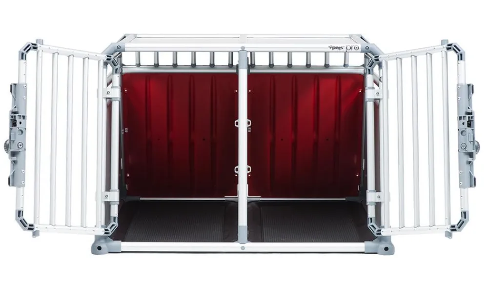 4pets® Hundetransportboxen - Hundetransportbox PRO Line 22 Silber