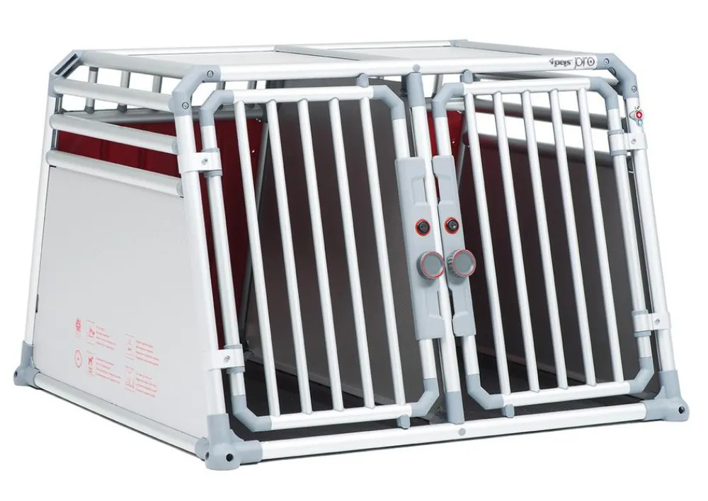 4pets® Hundetransportboxen - Hundetransportbox PRO Line 22 Silber
