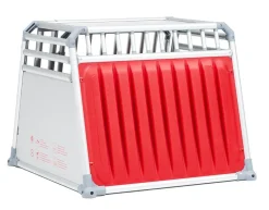 4pets® Hundetransportbox PRO Line 4 Silber New