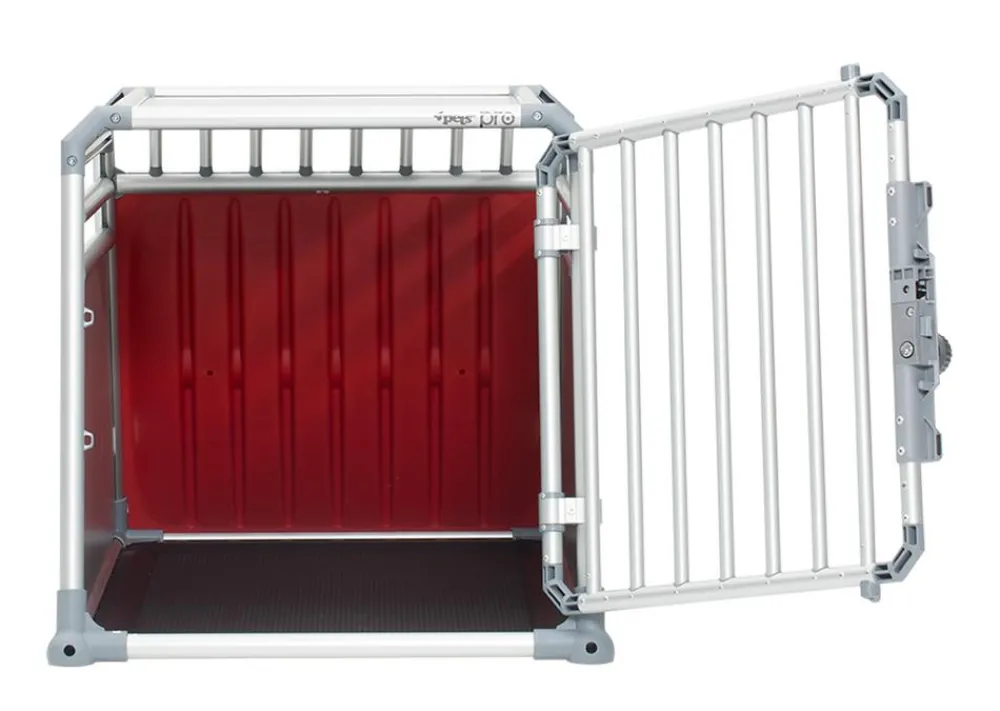 4pets® Hundetransportbox PRO Line 3 Silber New