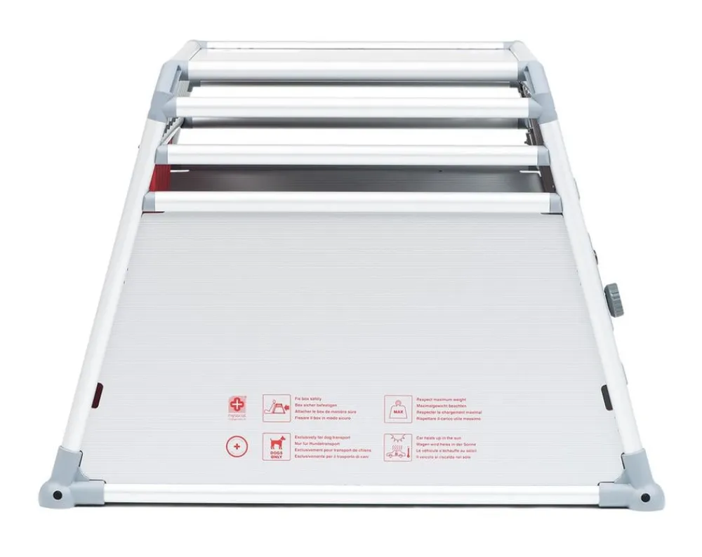 4pets® Hundetransportbox PRO Line 3 Silber New