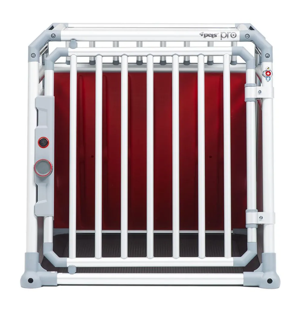 4pets® Hundetransportboxen - Hundetransportbox PRO Line 3 Silber