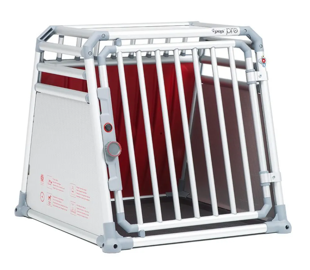 4pets® Hundetransportboxen - Hundetransportbox PRO Line 3 Silber