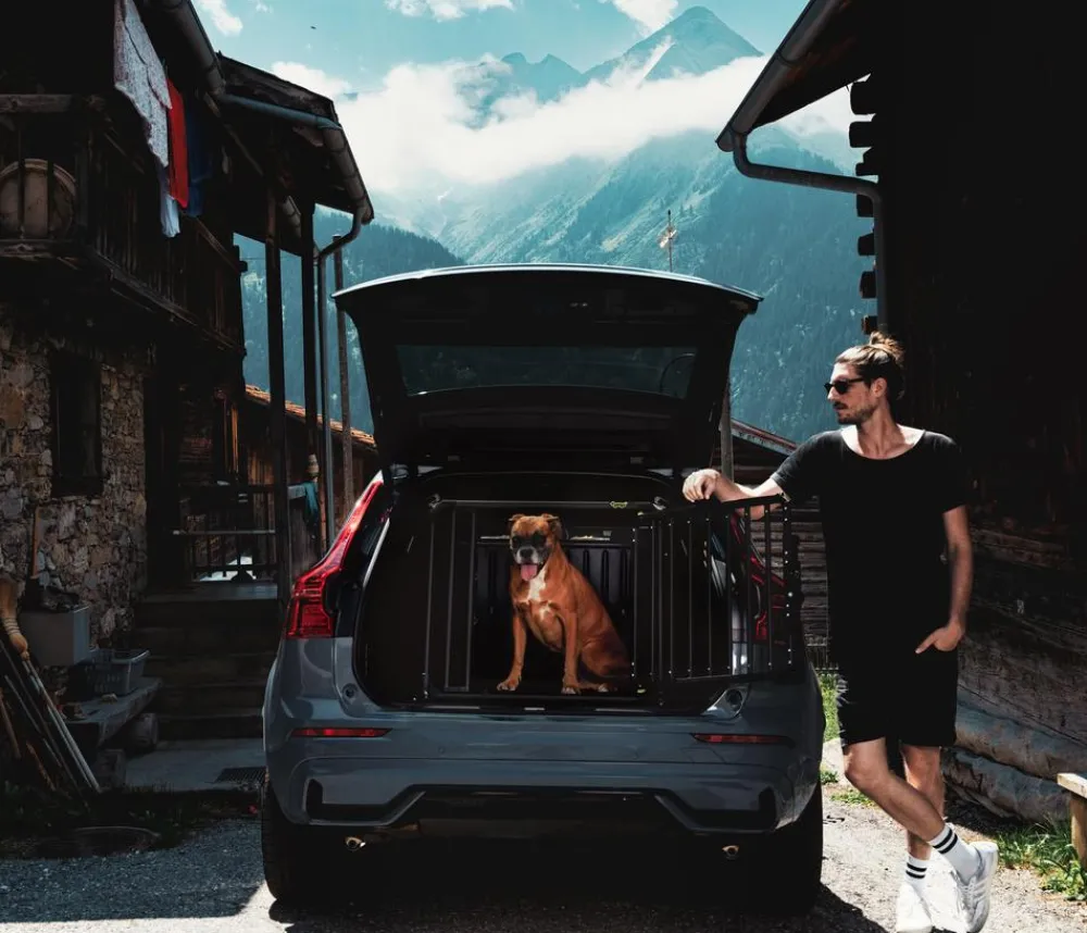 4pets® Hundetransportbox PRO NOIR Line 4 Schwarz New