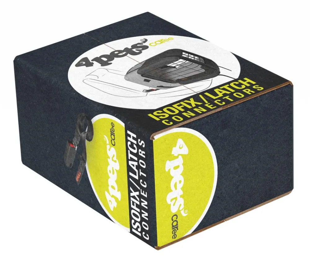 4pets® Isofix Befestigung für Transportbox CAREE Schwarz Clearance