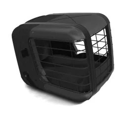 4pets® Mehr Katzenzubehör|Hundetransportboxen - Transportbox CAREE, ca. B47,2/H46,5/T57 cm Schwarz