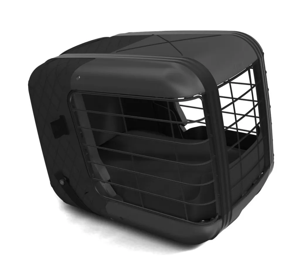 4pets® Mehr Katzenzubehör|Hundetransportboxen - Transportbox CAREE, ca. B47,2/H46,5/T57 cm Schwarz