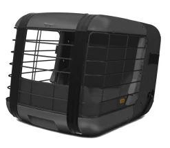4pets® Mehr Katzenzubehör|Hundetransportboxen - Transportbox CAREE, ca. B47,2/H46,5/T57 cm Schwarz