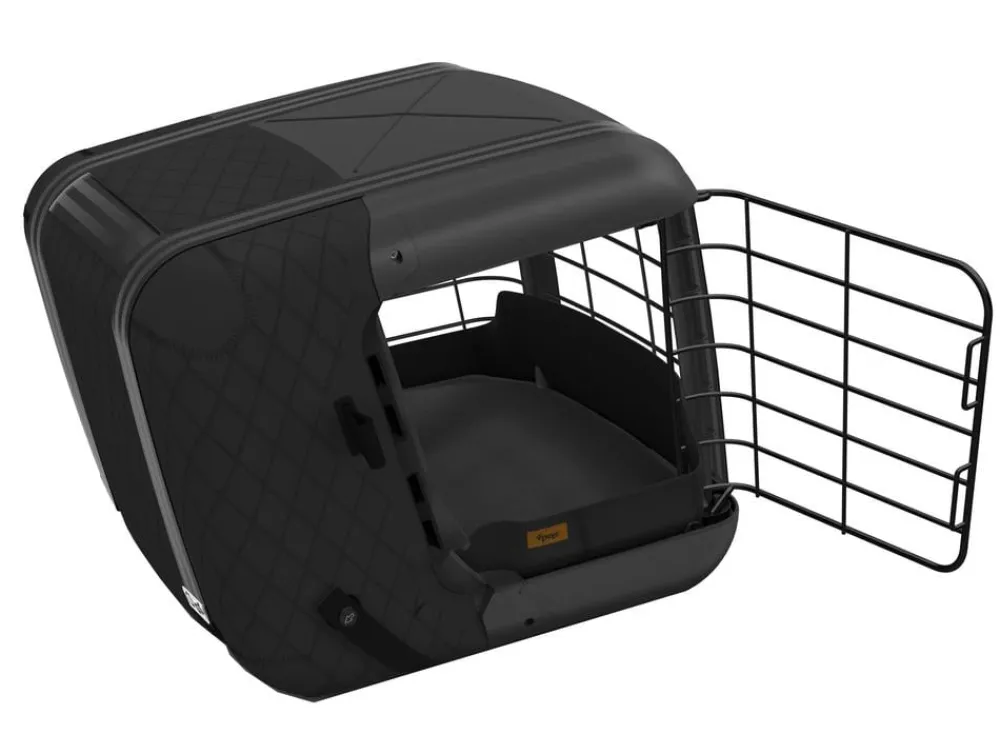 4pets® Mehr Katzenzubehör|Hundetransportboxen - Transportbox CAREE, ca. B47,2/H46,5/T57 cm Schwarz