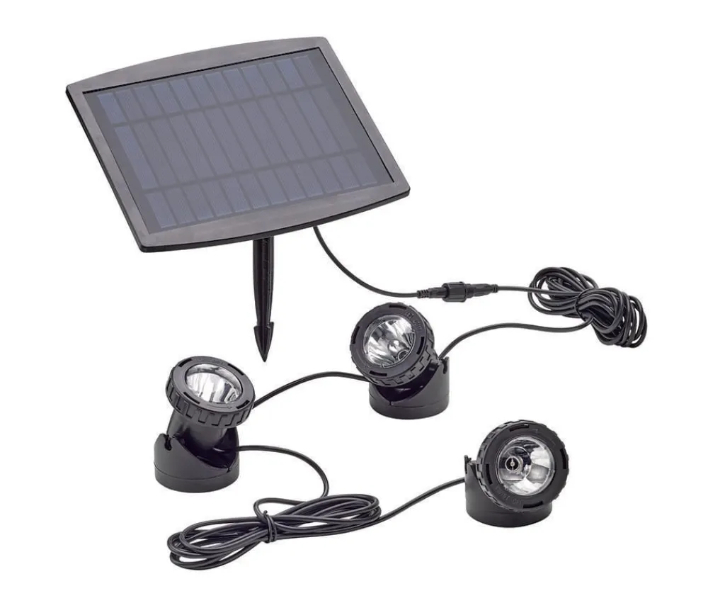 pontec Beleuchtungsset PondoSolar LED Set 3 Discount