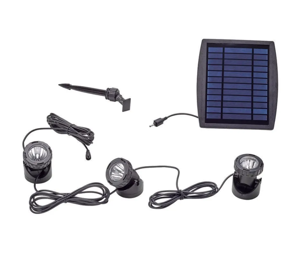 pontec Beleuchtungsset PondoSolar LED Set 3 Discount