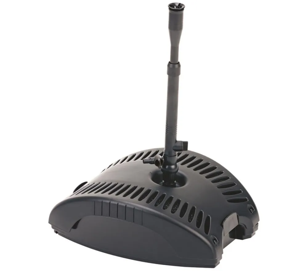 pontec PonDuett 3000 Unterwasserfilter mit Wasserspiel Schwarz
