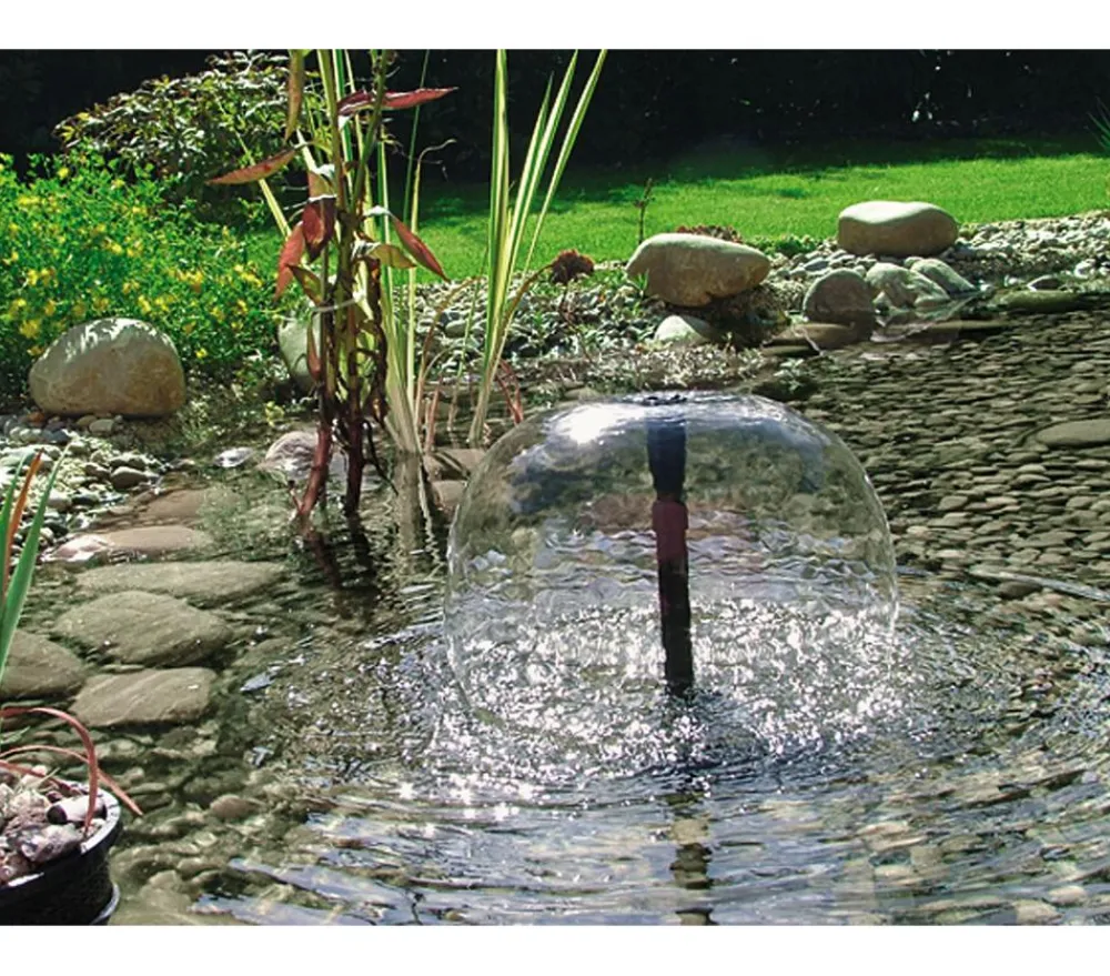 pontec PonDuett 3000 Unterwasserfilter mit Wasserspiel Schwarz