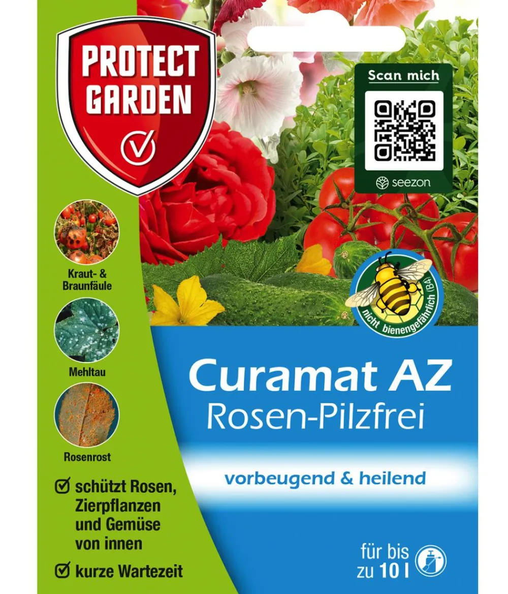 PROTECT GARDEN Pilzmittel - Curamat AZ Rosen-Pilzfrei, flüssig, 2 x 4 ml