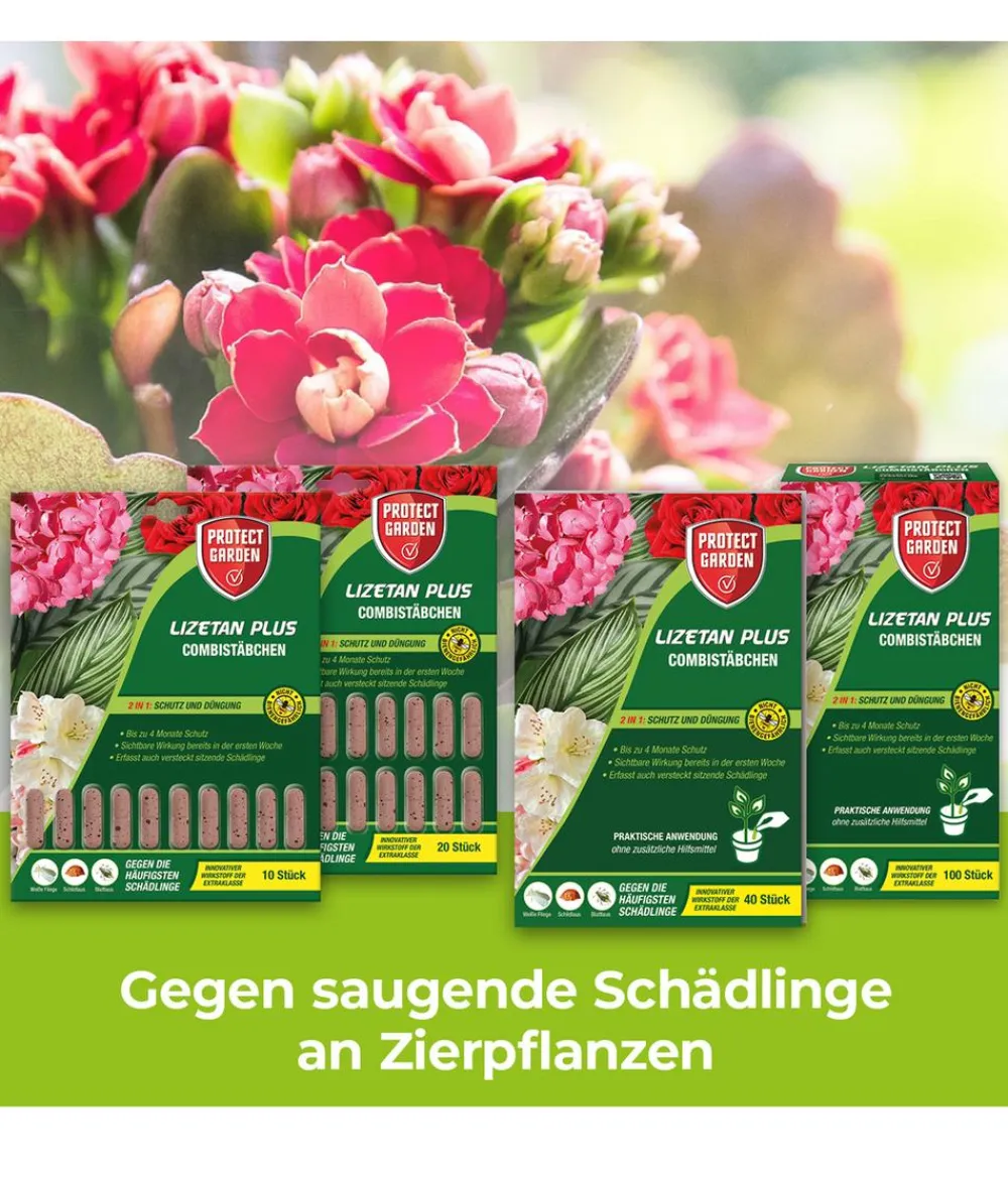 PROTECT GARDEN Schädlingsbekämpfungsmittel - Lizetan Plus Combistäbchen