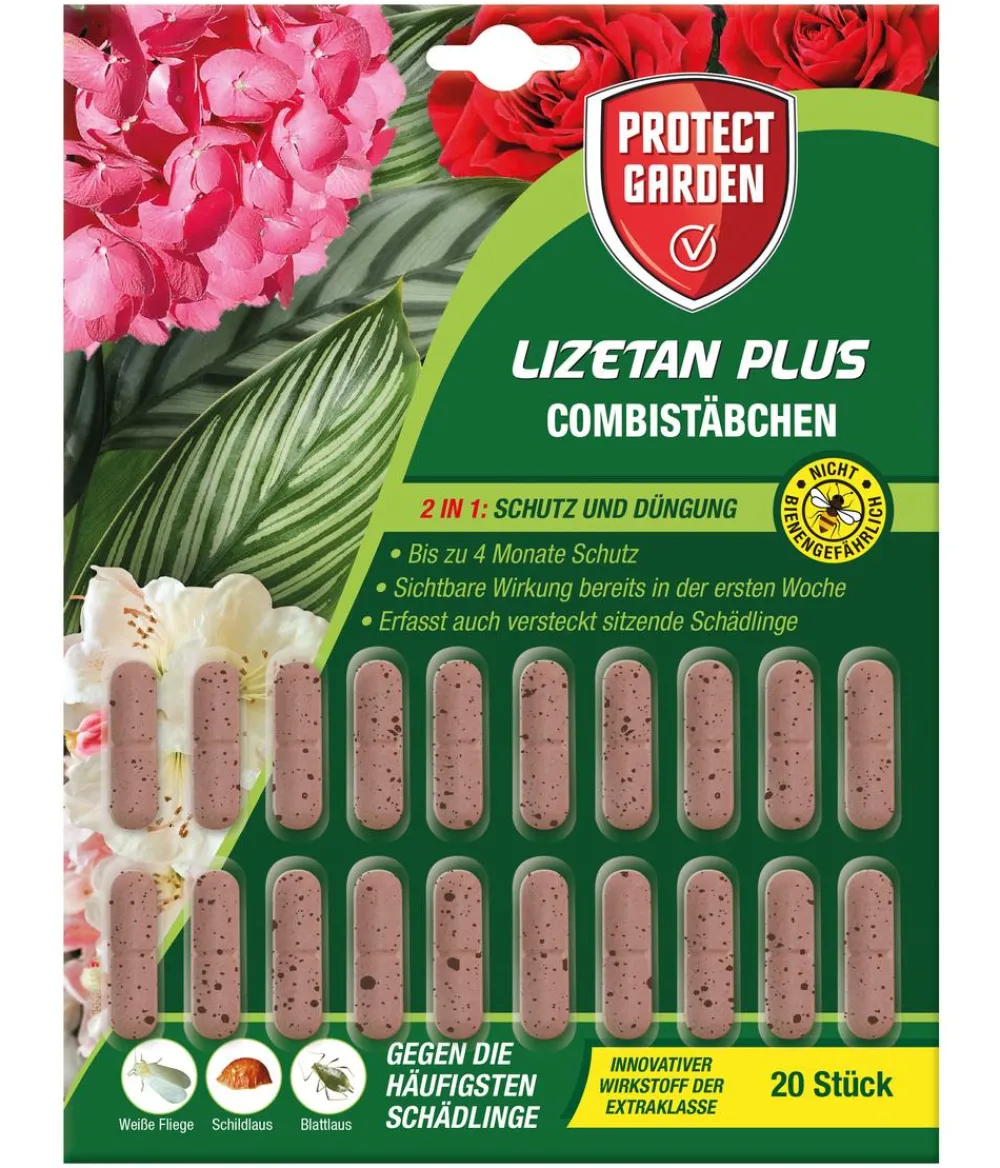 PROTECT GARDEN Schädlingsbekämpfungsmittel - Lizetan Plus Combistäbchen