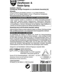 PROTECT GARDEN Schädlingsbekämpfungsmittel - Lizetan® Zierpflanzen-& Rosen-Spray, 750 ml