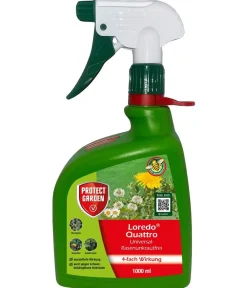 PROTECT GARDEN Unkrautvernichter > Loredo Quattro Universal-Rasenunkrautfrei, flüssig, 1 l