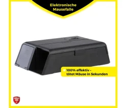 PROTECT HOME Insektenschutz & Fallen - Elektronische Mausefalle Schwarz
