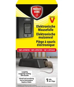 PROTECT HOME Insektenschutz & Fallen - Elektronische Mausefalle Schwarz