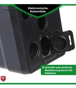 PROTECT HOME Insektenschutz & Fallen - Elektronische Rattenfalle, 1 Stk. Schwarz