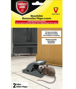 PROTECT HOME Mausefallen Easy Catch, 2 Stk. Dunkelgrau Discount