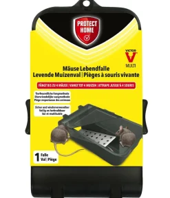 PROTECT HOME Mäuse Lebendfalle Multi, 1 Stk. Dunkelgrau Hot